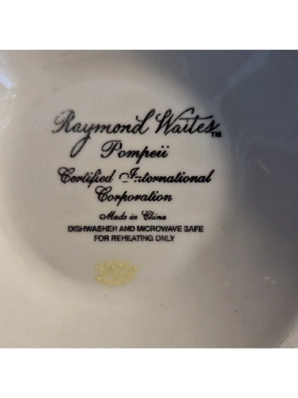 Certified International raymond waites
